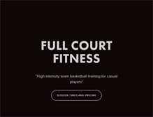 Tablet Screenshot of fullcourtfitness.com